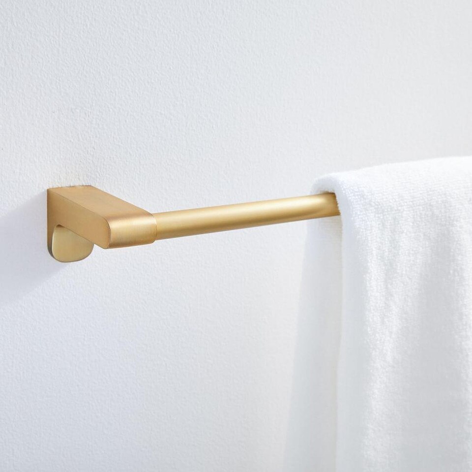 MidCentury Bathroom Hardware Antique Brass west elm United Kingdom